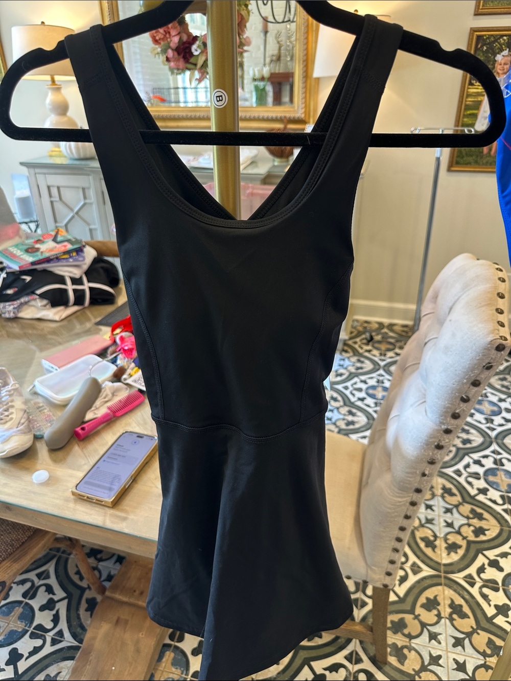 XL GB Girls Black Women's Mini Active Dress
